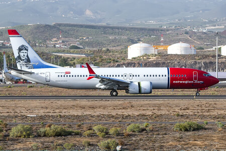 Boeing 737-8 MAX - SE-RTA operated by Norwegian Air Sweden