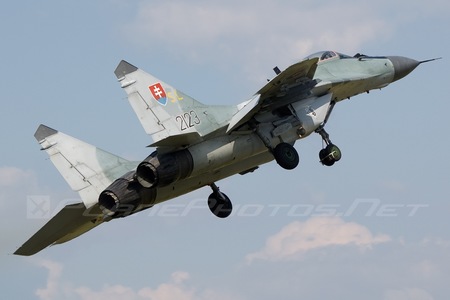 Mikoyan-Gurevich MiG-29AS - 2123 operated by Vzdušné sily OS SR (Slovak Air Force)