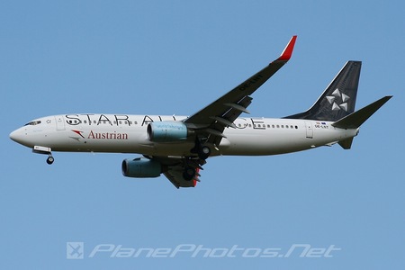 Boeing 737-800 - OE-LNT operated by Austrian Airlines