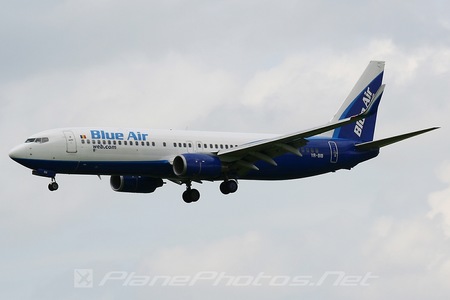 Boeing 737-800 - YR-BIB operated by Blue Air