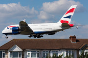 Airbus A380-841 - G-XLED operated by British Airways