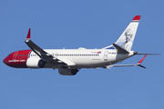 Boeing 737-8 MAX - LN-BKB operated by Norwegian Air Shuttle