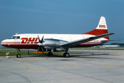 Convair CV-580 - OO-DHE operated by DHL (European Air Transport)