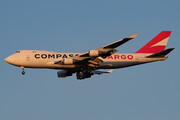 Boeing 747-400F - LZ-CJA operated by Compass Cargo Airlines