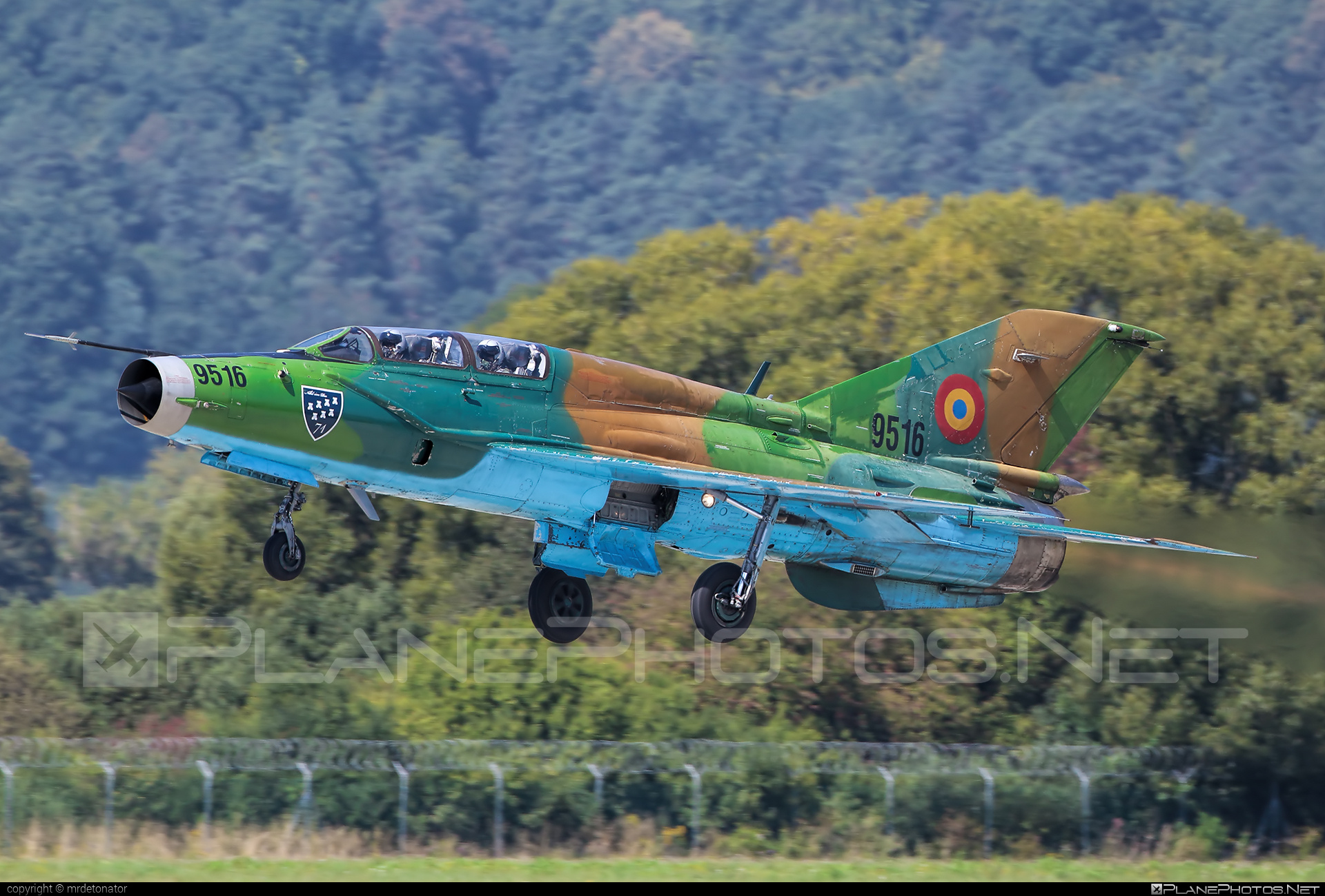 Mikoyan-Gurevich MiG-21UM - 9516 operated by Forţele Aeriene Române (Romanian Air Force) #forteleaerieneromane #mig #mig21 #mig21um #mikoyangurevich #romanianairforce