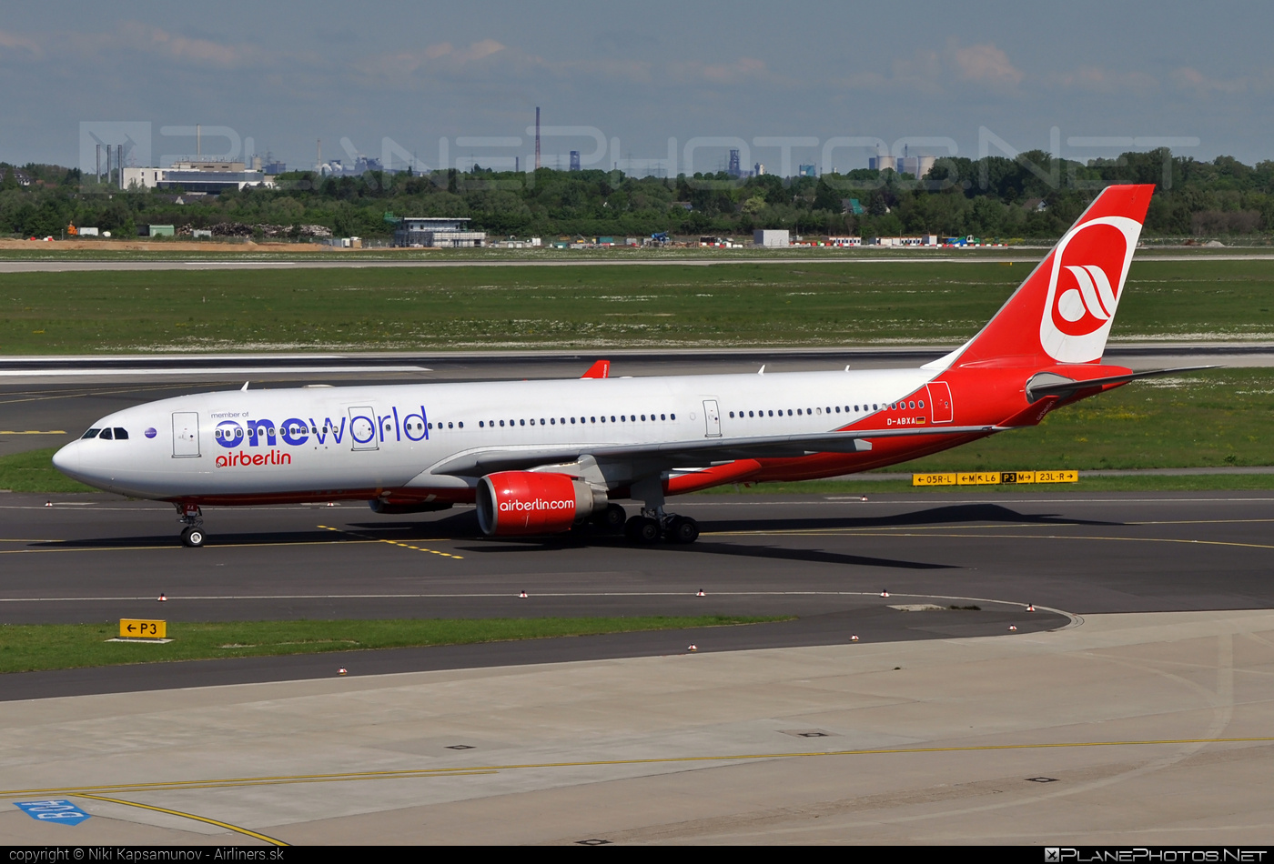 Airbus A330-223 - D-ABXA operated by Air Berlin #a330 #a330family #airberlin #airbus #airbus330 #oneworld