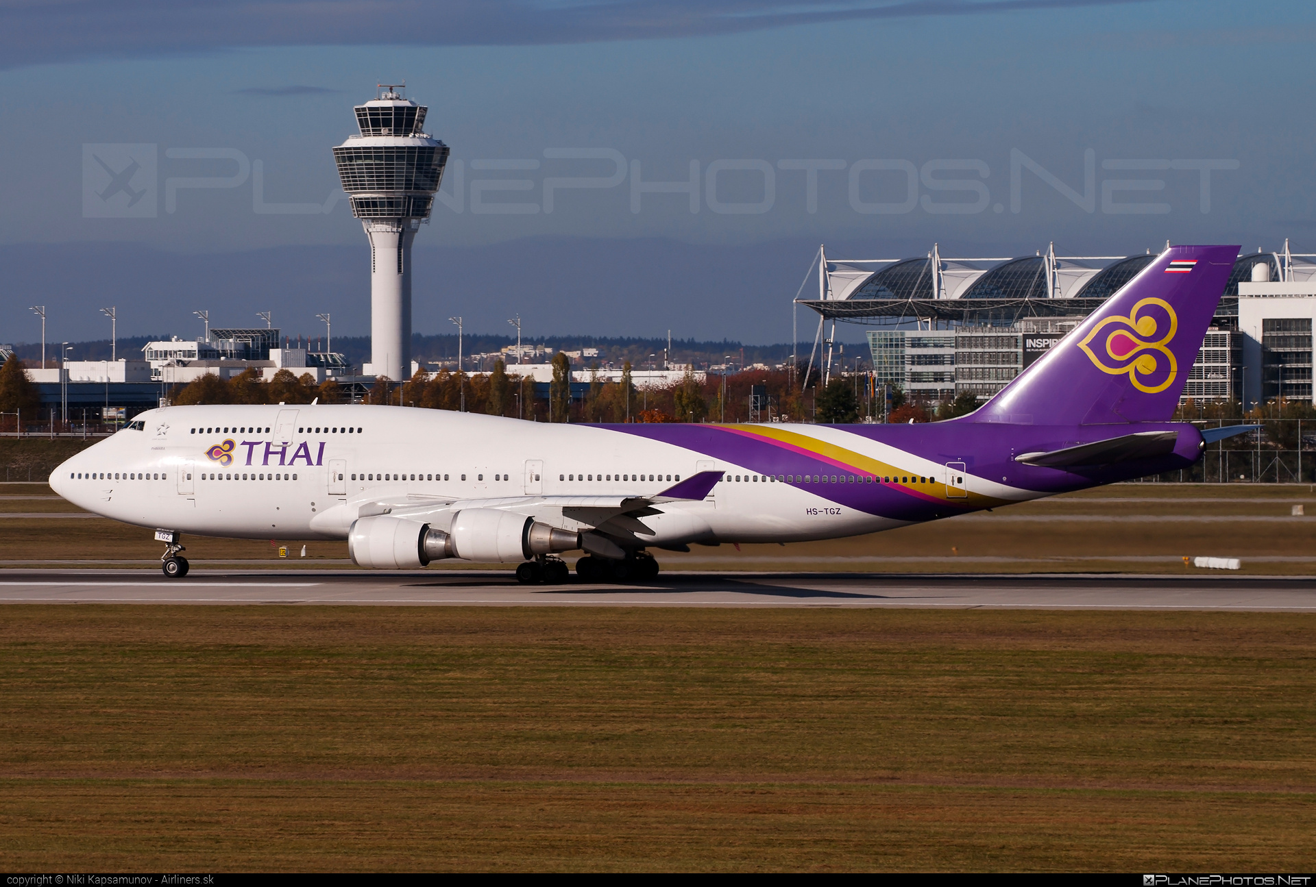 HS-TGZ - Boeing 747-400 operated by Thai Airways taken by NikiKaps