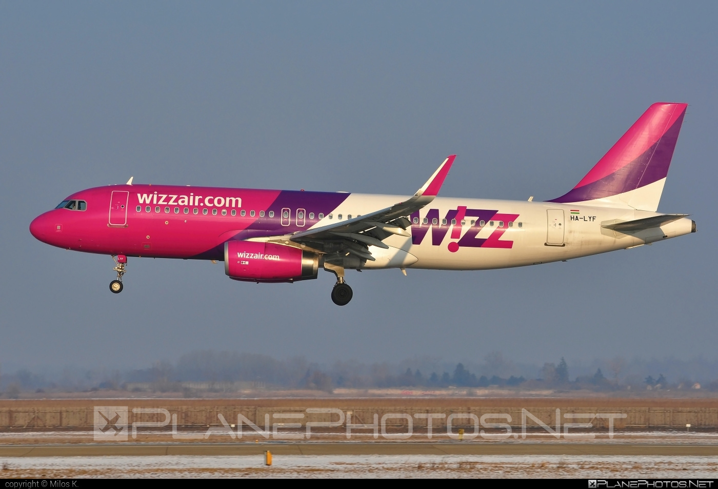 Airbus A320-232 - HA-LYF operated by Wizz Air #a320 #a320family #airbus #airbus320 #wizz #wizzair
