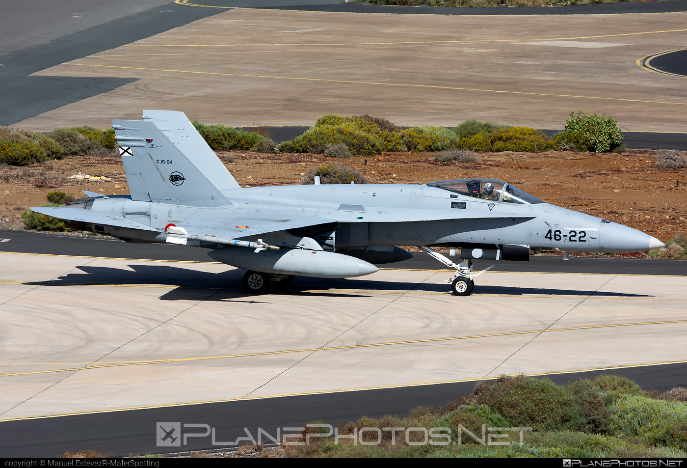 McDonnell Douglas EF-18A+ Hornet - C.15-94 operated by Ejército del Aire (Spanish Air Force) #ef18a #ejercitoDelAire #f18 #f18hornet #mcDonnellDouglas #spanishAirForce