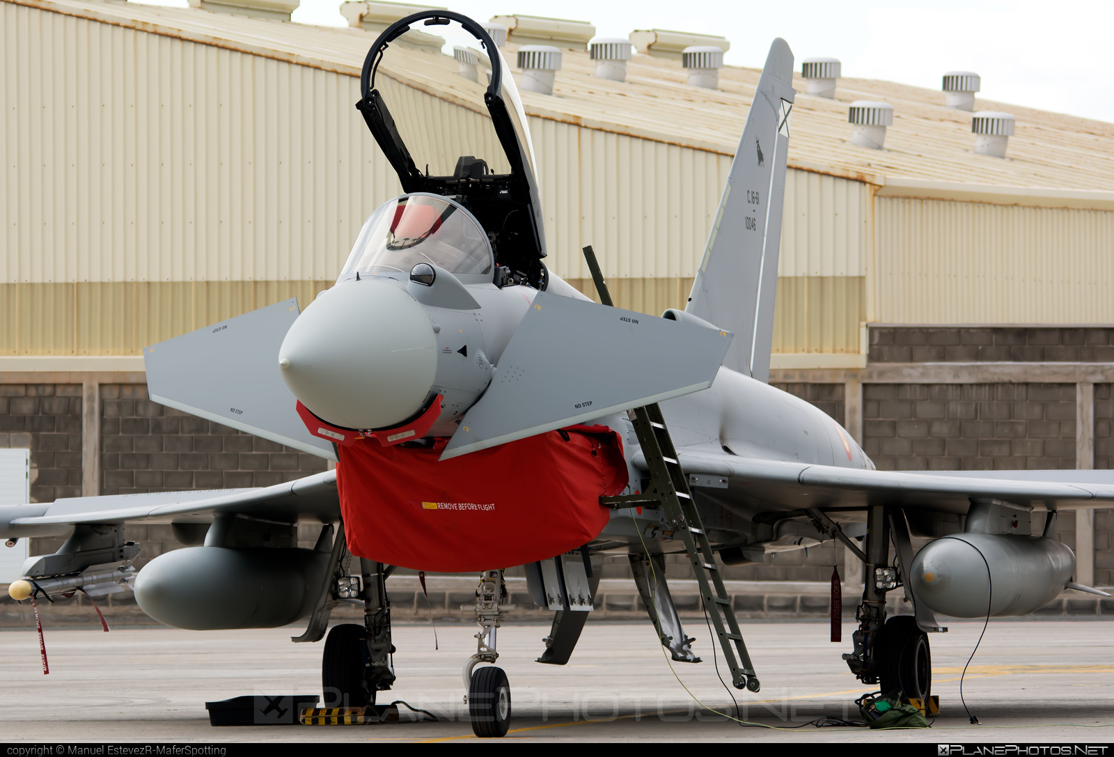 Eurofighter Typhoon S - C.16-61 operated by Ejército del Aire (Spanish Air Force) #ef2000 #ejercitoDelAire #eurofighter #eurofightertyphoon #spanishAirForce #typhoon #typhoons
