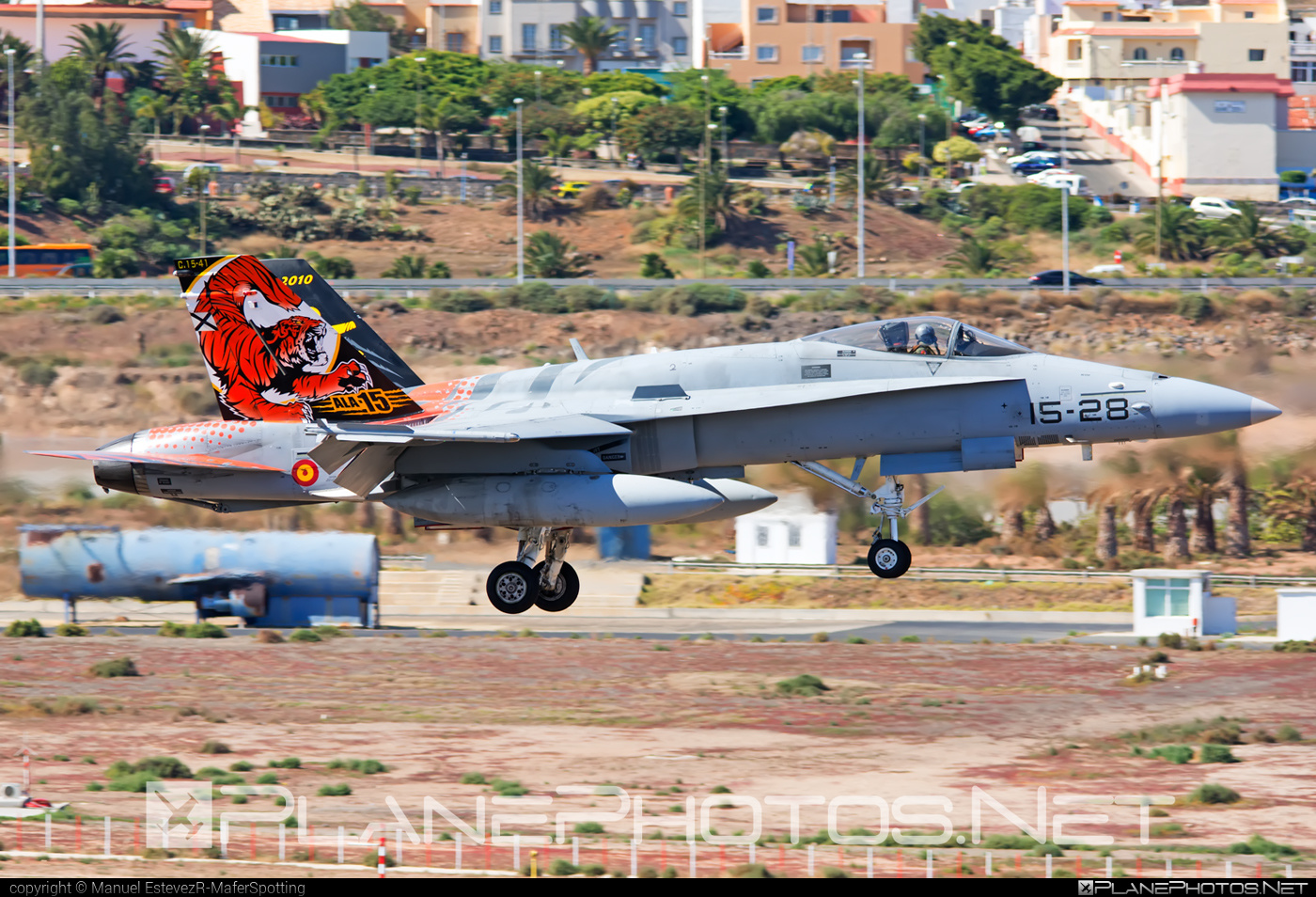 McDonnell Douglas EF-18M Hornet - C.15-41 operated by Ejército del Aire (Spanish Air Force) #ef18m #ejercitoDelAire #f18 #f18hornet #mcDonnellDouglas #spanishAirForce