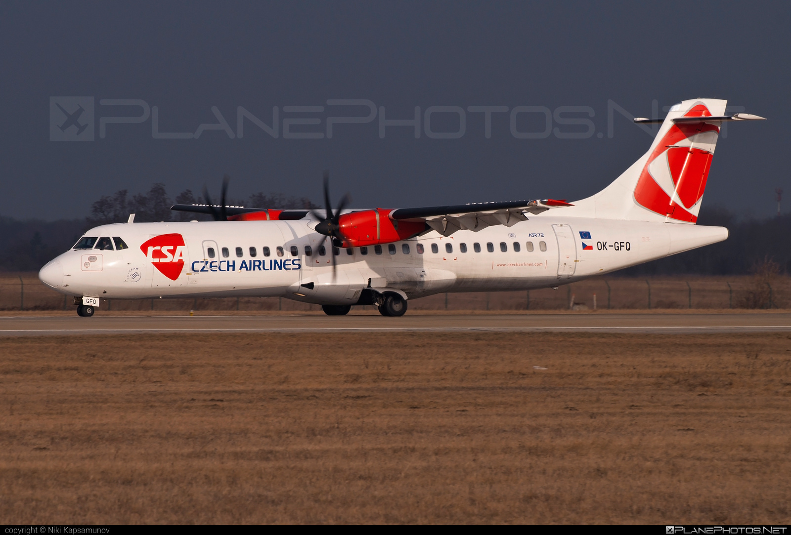 ATR 72-212A - OK-GFQ operated by CSA Czech Airlines #atr #atr72 #atr72212a #atr72500 #csa #czechairlines