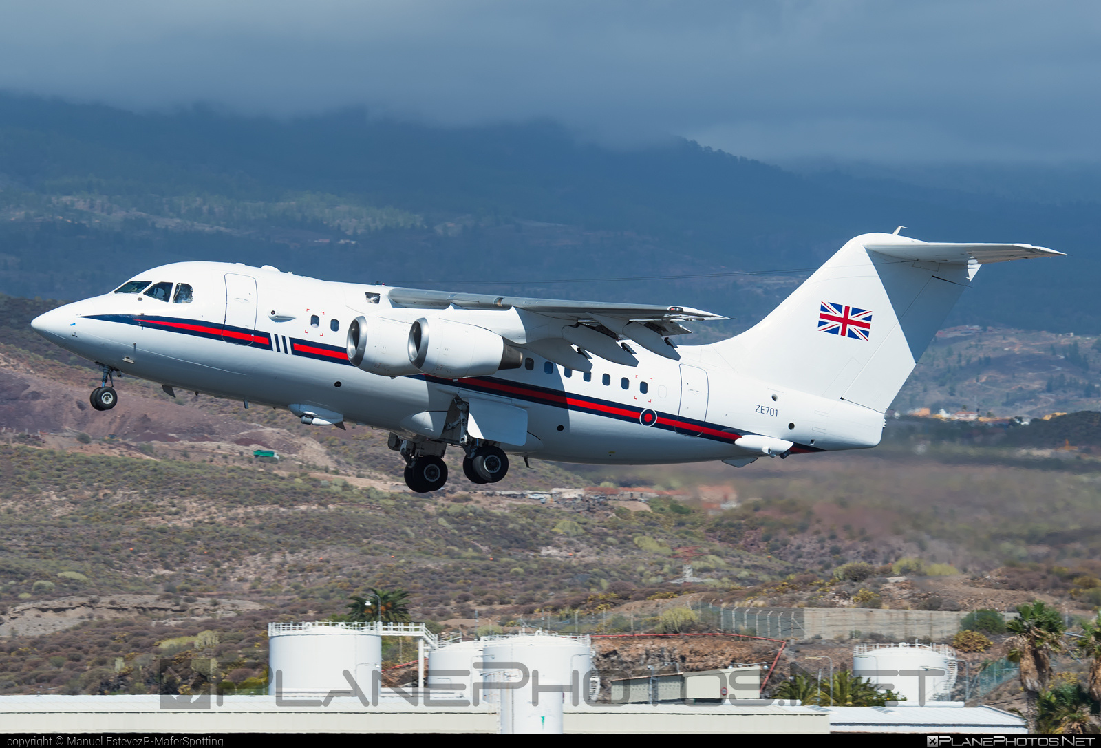 British Aerospace BAe 146 CC.2 - ZE701 operated by Royal Air Force (RAF) #bae146 #bae146cc2 #britishaerospace #jumbolino #raf #royalAirForce