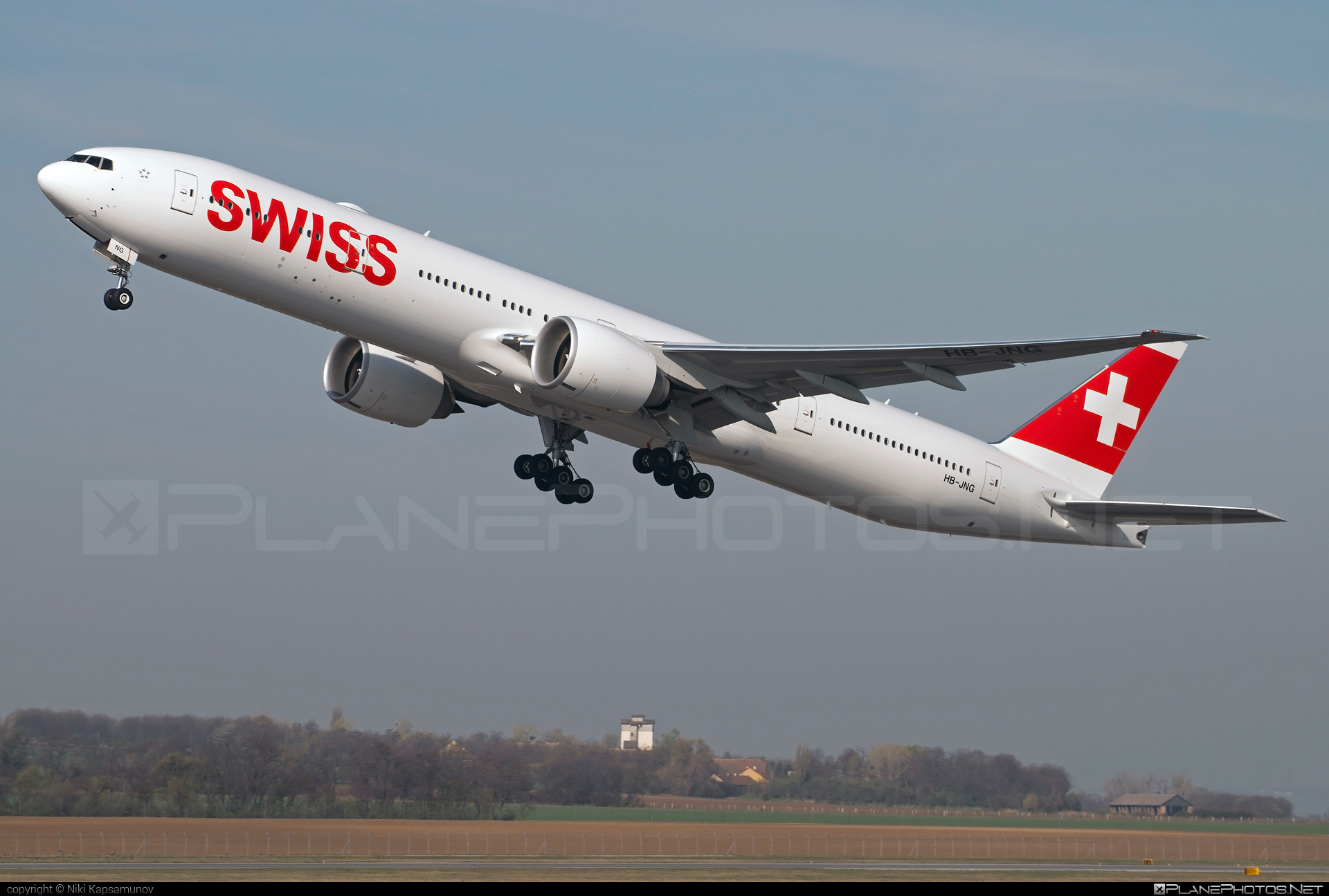 Boeing 777-300ER - HB-JNG operated by Swiss International Air Lines #b777 #b777er #boeing #boeing777 #swiss #swissairlines #tripleseven