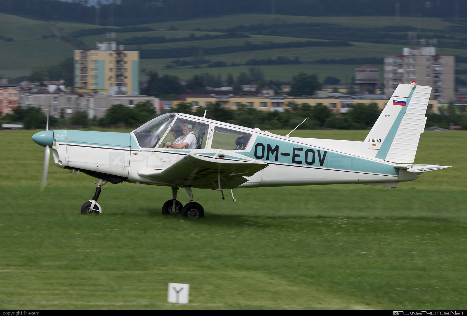Zlin Z-43 - OM-EOV operated by Aeroklub Trnava #z43 #zlin #zlin43