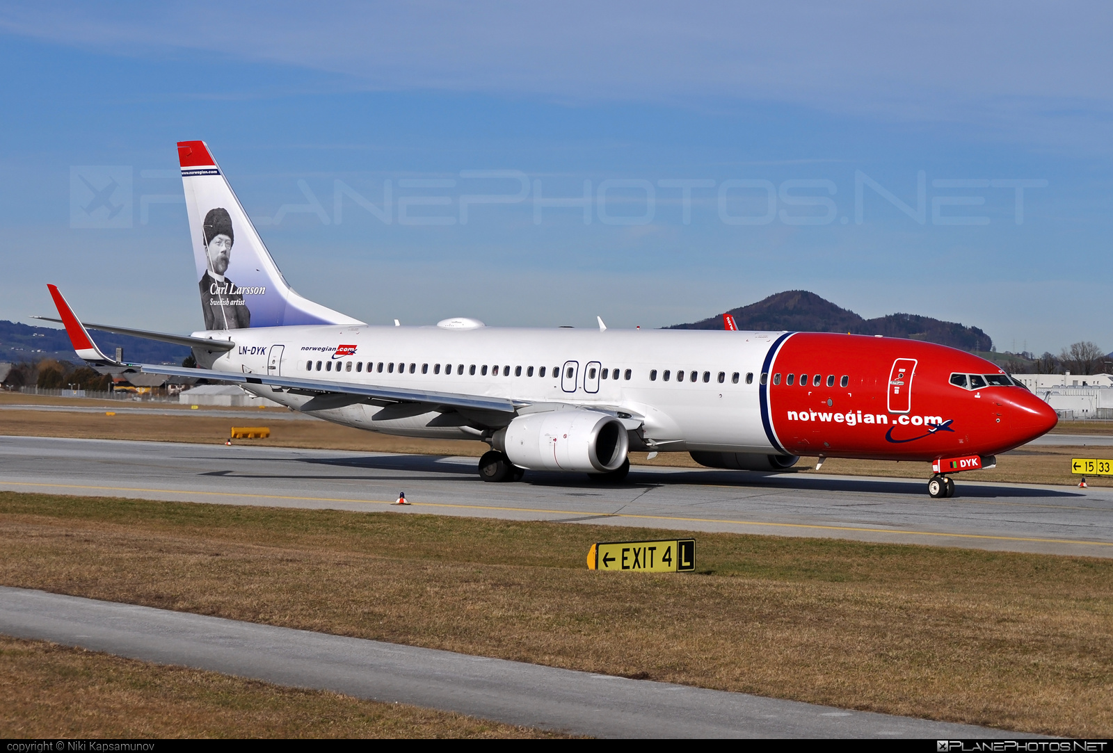 Boeing 737-800 - LN-DYK operated by Norwegian Air Shuttle #b737 #b737nextgen #b737ng #boeing #boeing737 #norwegian #norwegianair #norwegianairshuttle