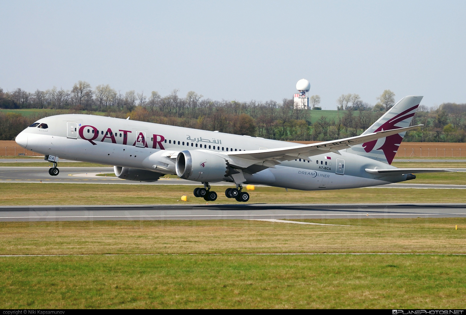 Boeing 787-8 Dreamliner - A7-BCA operated by Qatar Airways #b787 #boeing #boeing787 #dreamliner #qatarairways