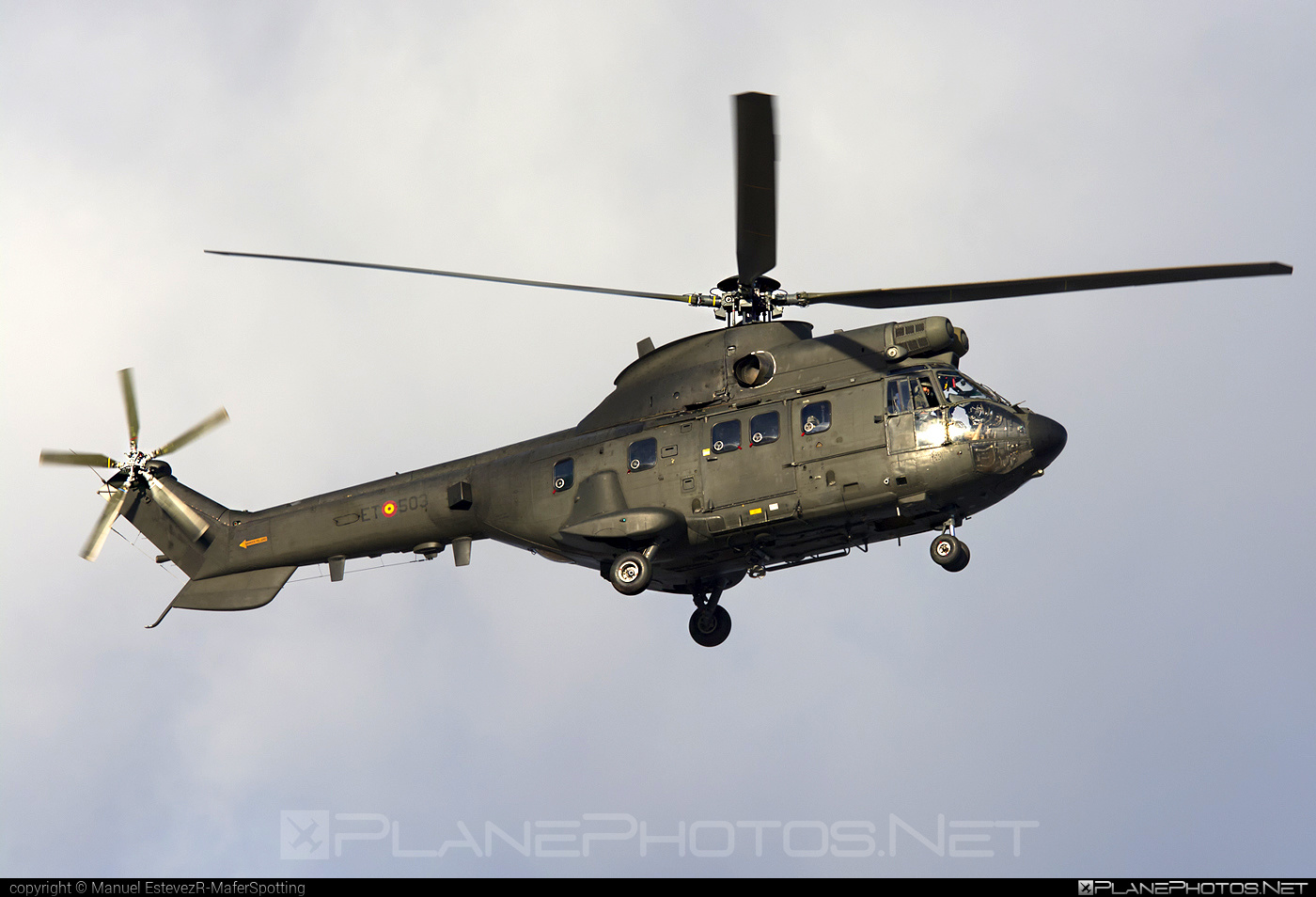 Aerospatiale AS332 B1 Super Puma - HU.21-05 operated by Ejército de Tierra (Spanish Army) #aerospatiale #as332 #as332b1 #superpuma