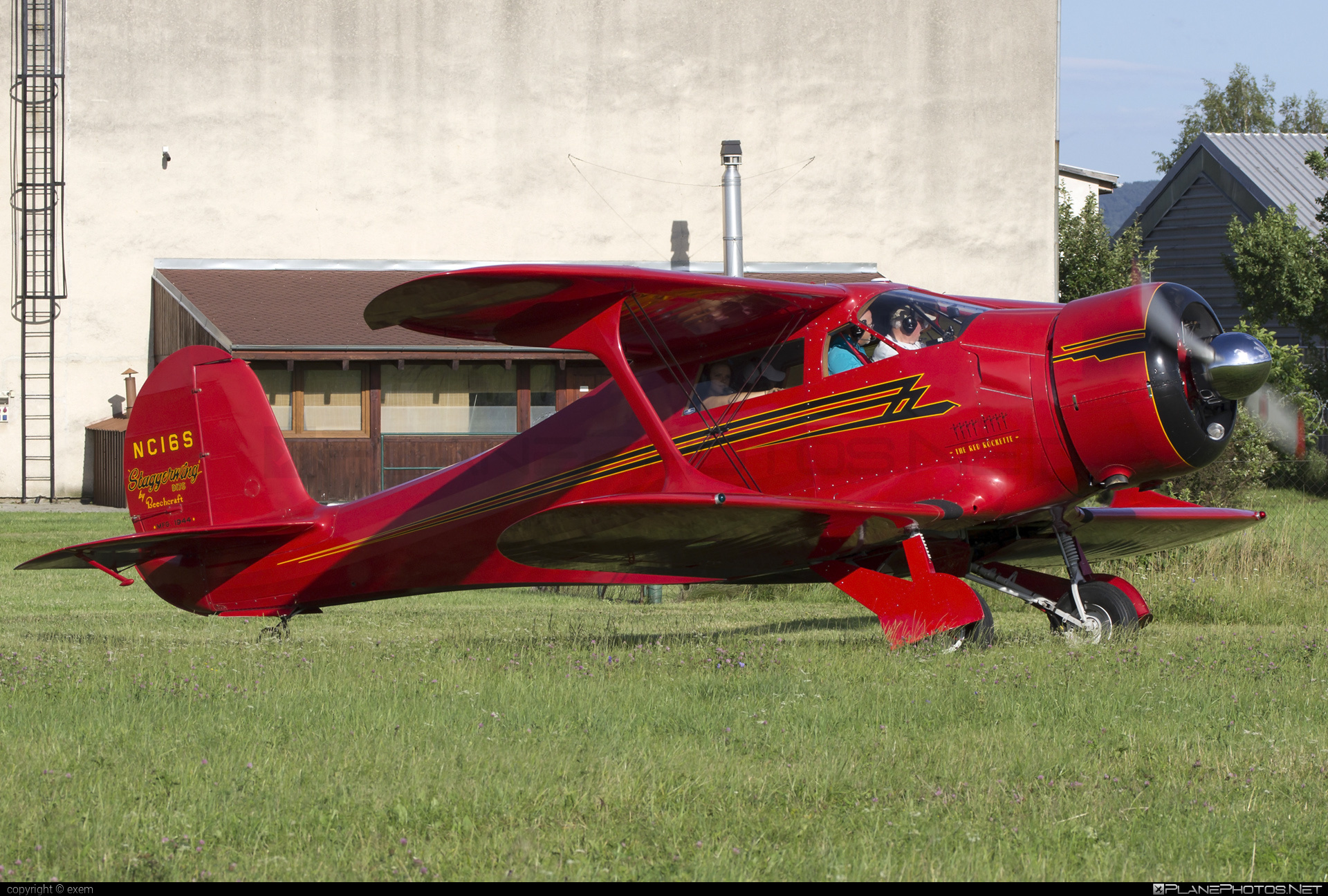 Beechcraft D17S Staggerwing - N16S operated by Private operator #beech17 #beechcraft #staggerwing #theredrockette