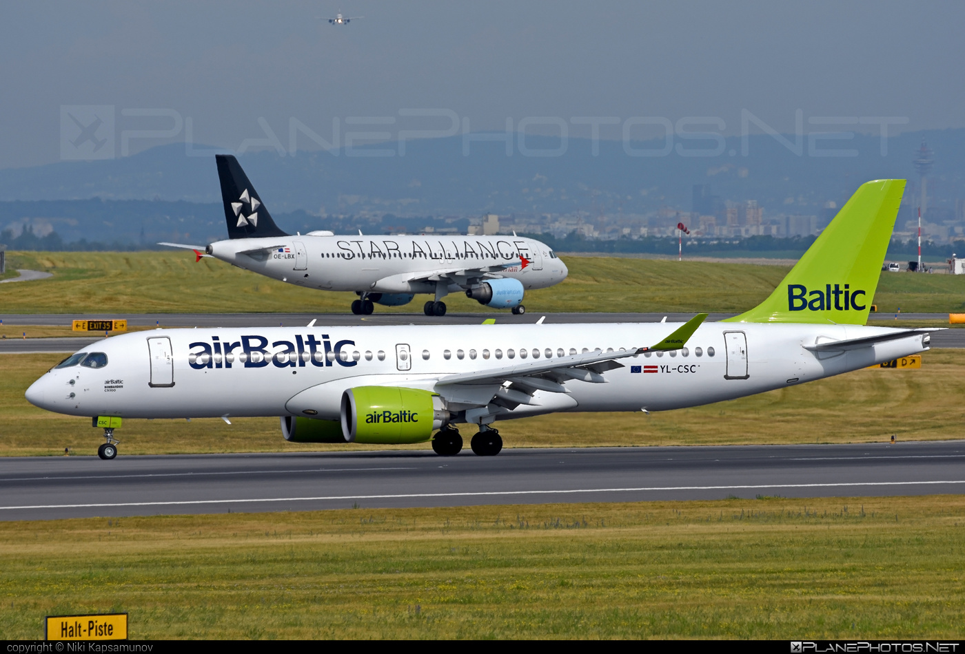 Bombardier BD-500-1A11 C Series CS300 - YL-CSC operated by Air Baltic #airbaltic #bombardier #cs300 #cseries #cseries300