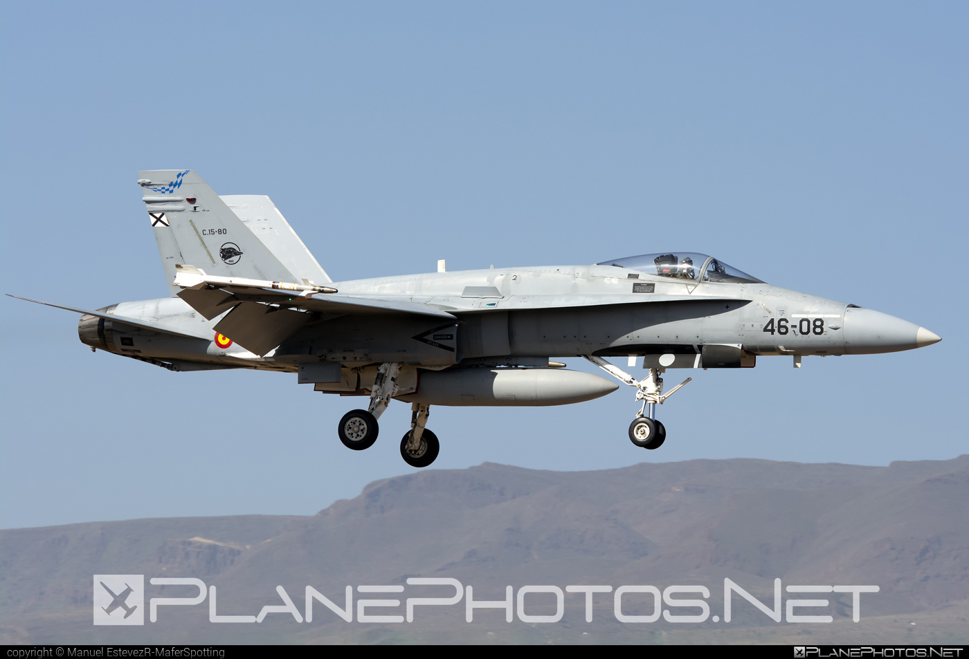 McDonnell Douglas EF-18A+ Hornet - C.15-80 operated by Ejército del Aire (Spanish Air Force) #ef18a #ejercitoDelAire #f18 #f18hornet #mcDonnellDouglas #spanishAirForce