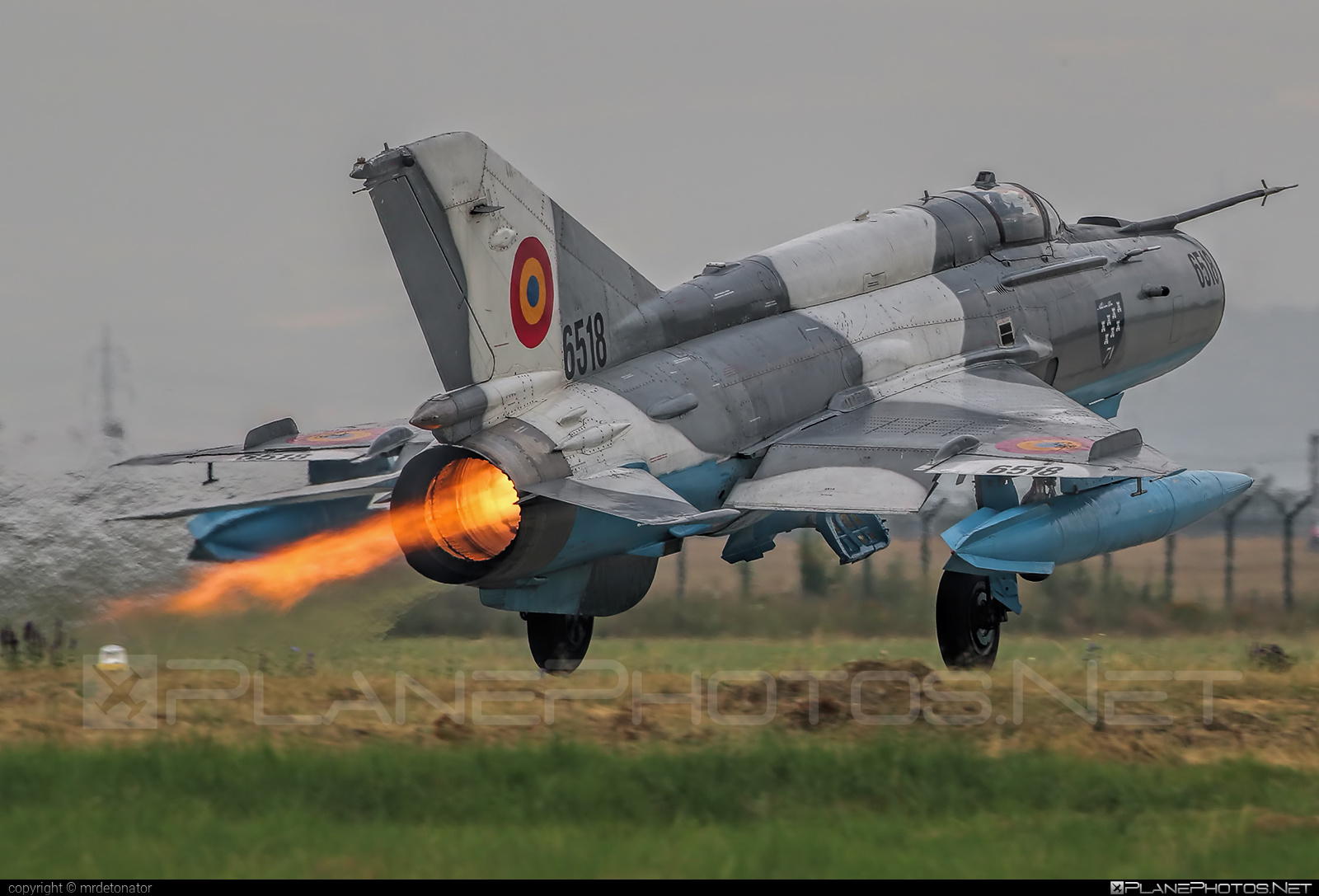Mikoyan-Gurevich MiG-21MF - 6518 operated by Forţele Aeriene Române (Romanian Air Force) #forteleaerieneromane #mig #mig21 #mig21mf #mikoyangurevich #romanianairforce