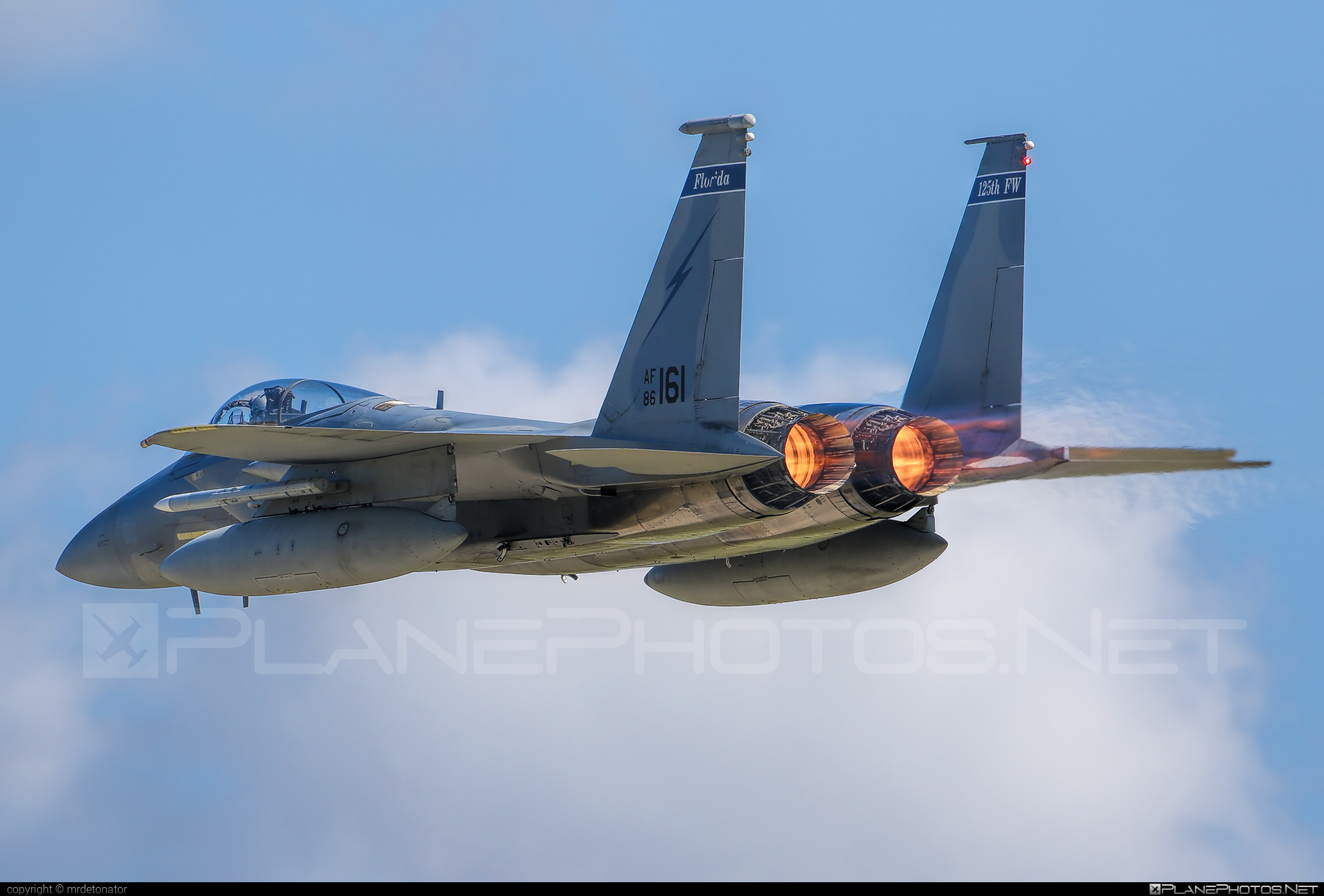 McDonnell Douglas F-15C Eagle - 86-0161 operated by Florida Air National Guard (FLANG) #mcDonnellDouglas