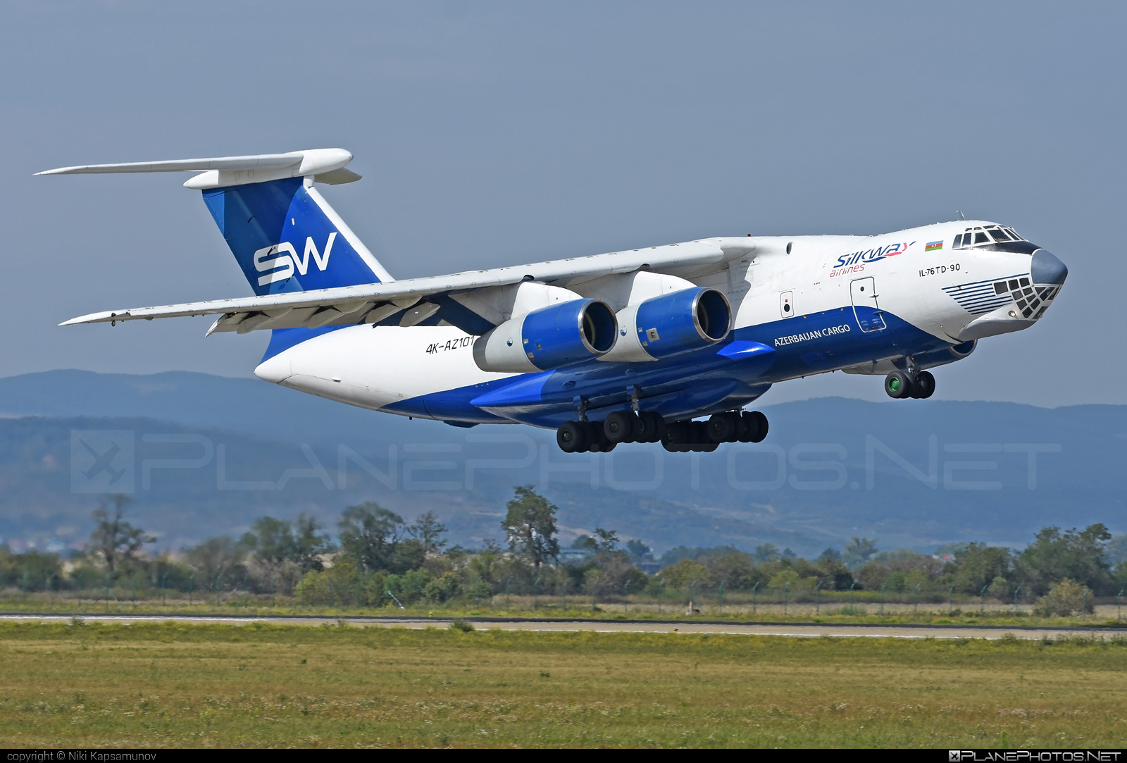 Ilyushin Il-76TD-90 - 4K-AZ101 operated by Silk Way Airlines #il76 #il76td90 #ilyushin #silkwayairlines