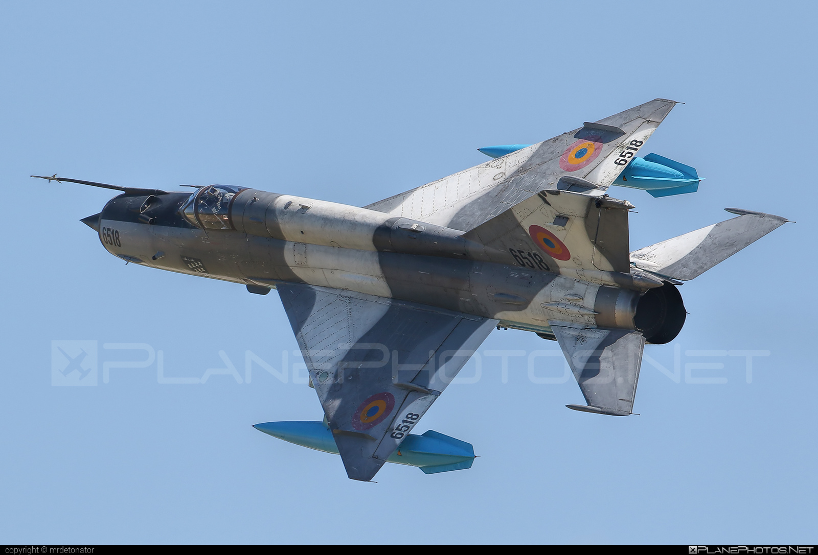 Mikoyan-Gurevich MiG-21MF - 6518 operated by Forţele Aeriene Române (Romanian Air Force) #forteleaerieneromane #mig #mig21 #mig21mf #mikoyangurevich #romanianairforce