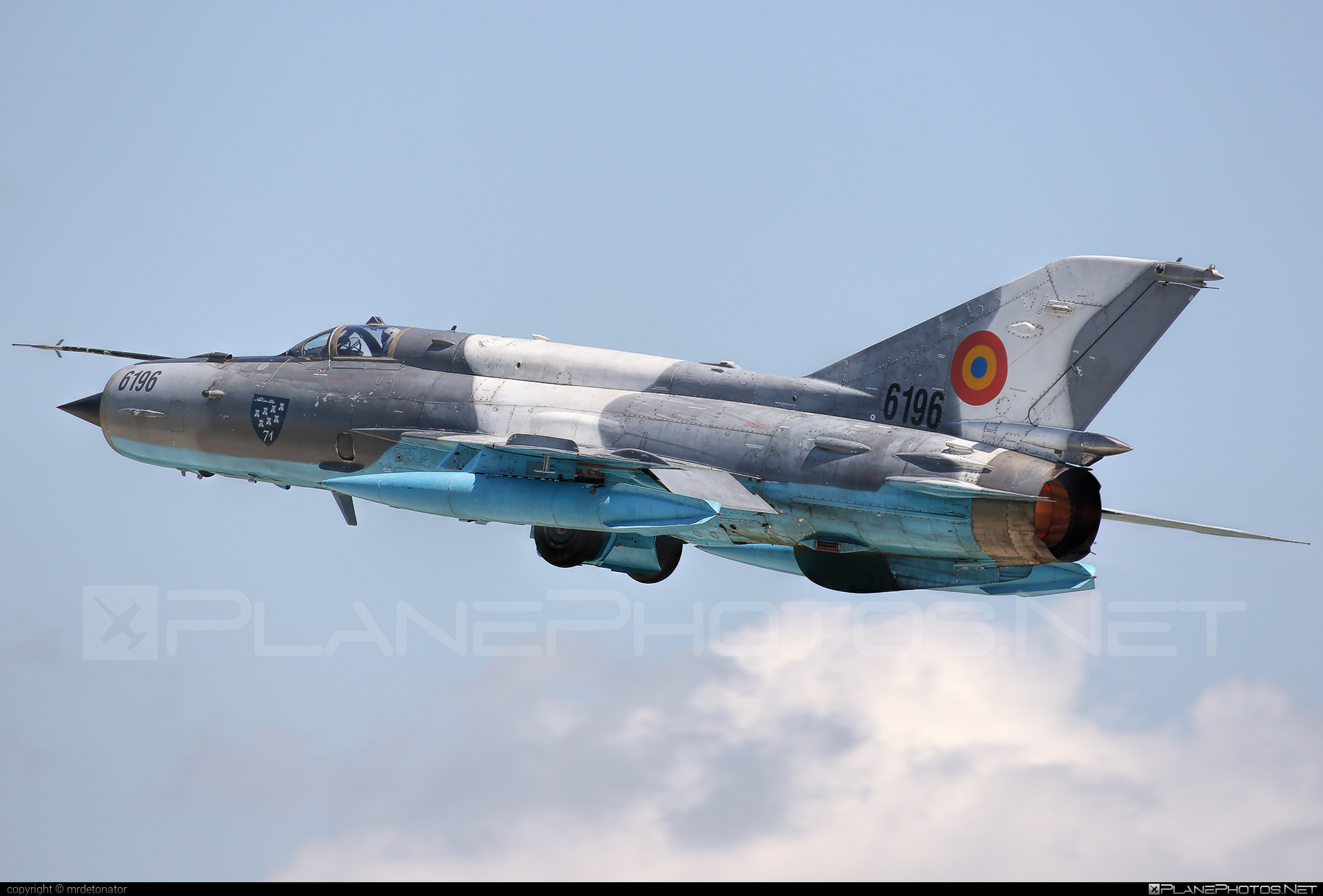 Mikoyan-Gurevich MiG-21MF - 6196 operated by Forţele Aeriene Române (Romanian Air Force) #forteleaerieneromane #mig #mig21 #mig21mf #mikoyangurevich #romanianairforce