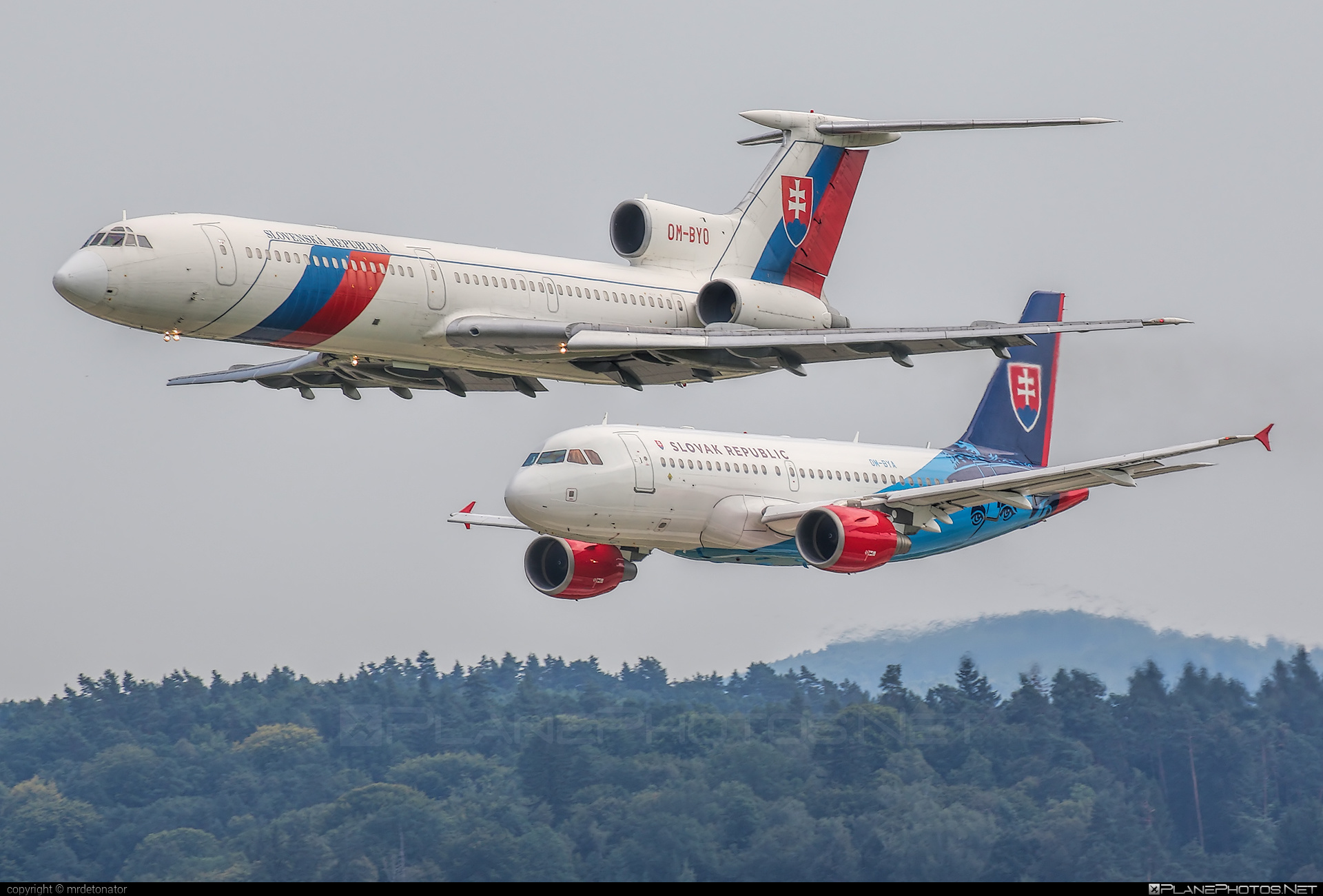 Tupolev Tu-154M - OM-BYO operated by Letecký útvar MV SR (Slovak Government Flying Service) #SlovakGovernmentFlyingService #leteckyutvarMVSR #tu154 #tu154m #tupolev