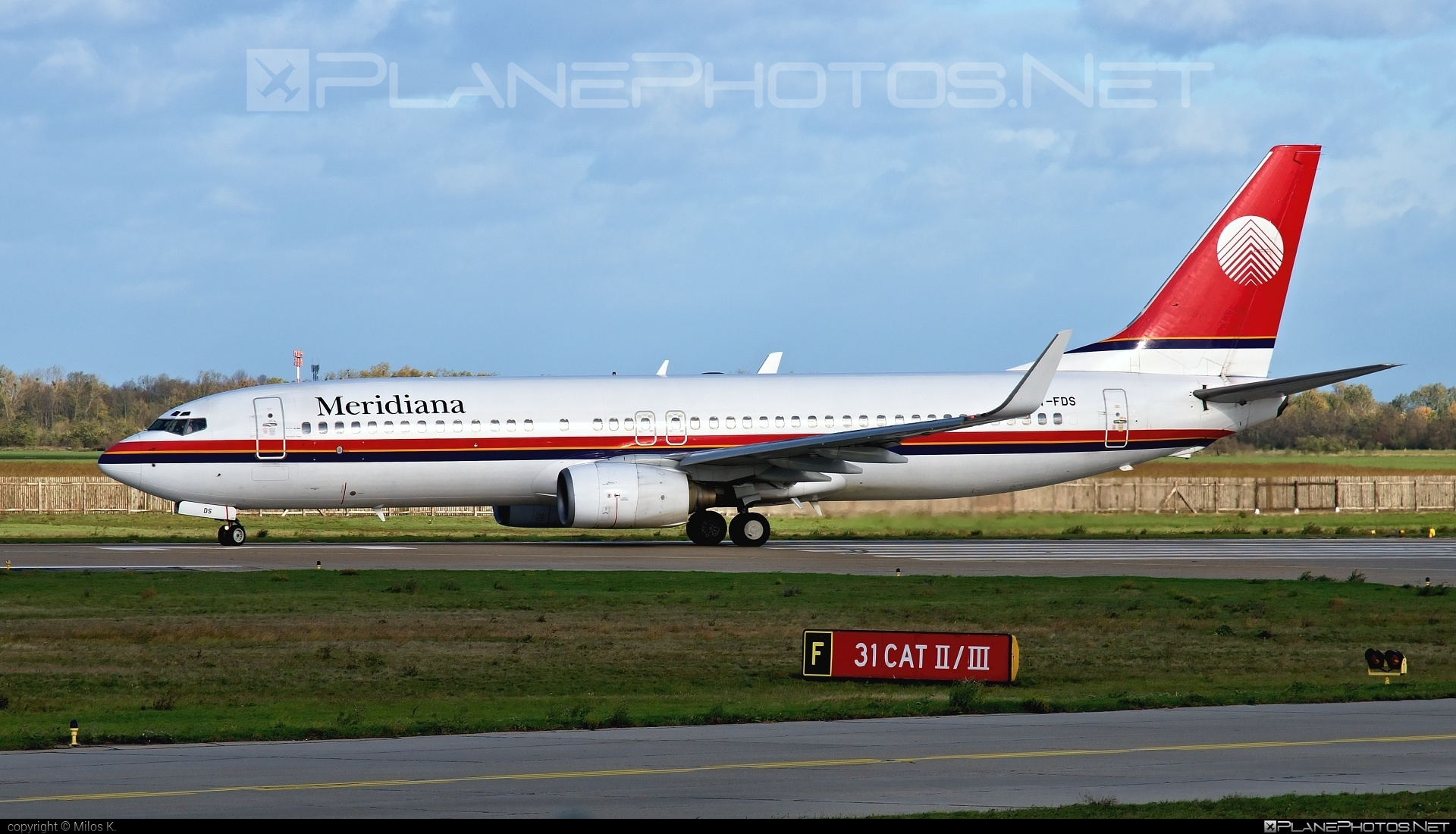 Boeing 737-800 - EI-FDS operated by Meridiana #b737 #b737nextgen #b737ng #boeing #boeing737 #meridiana