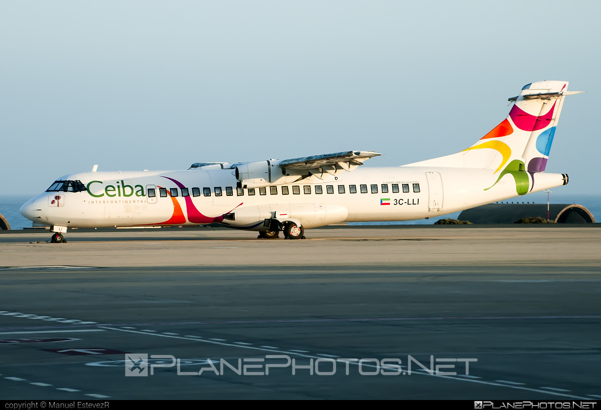 ATR 72-212A - 3C-LLI operated by Ceiba Intercontinental #atr #atr72 #atr72212a #atr72500