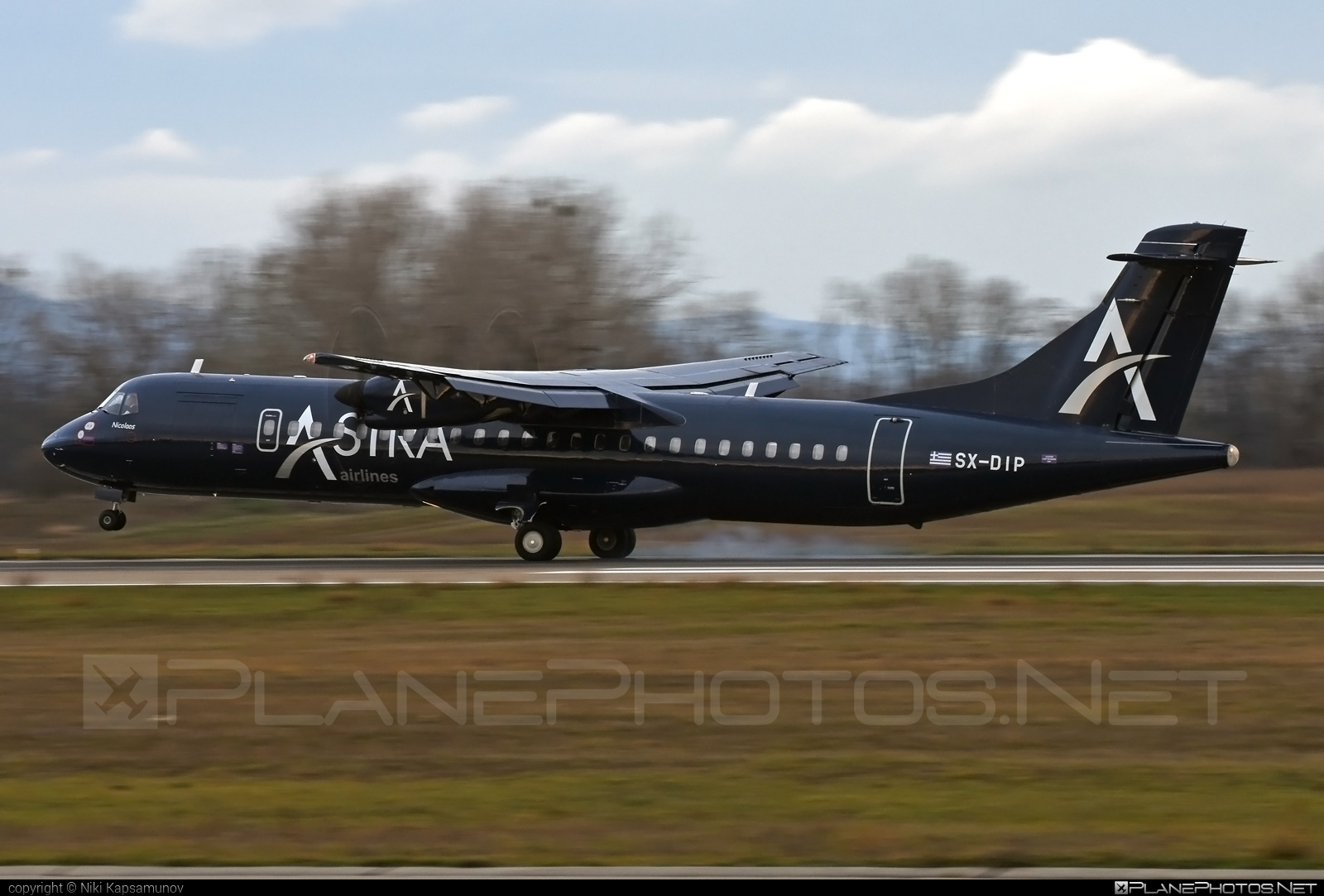 ATR 72-202 - SX-DIP operated by Astra Airlines #atr #touchdown