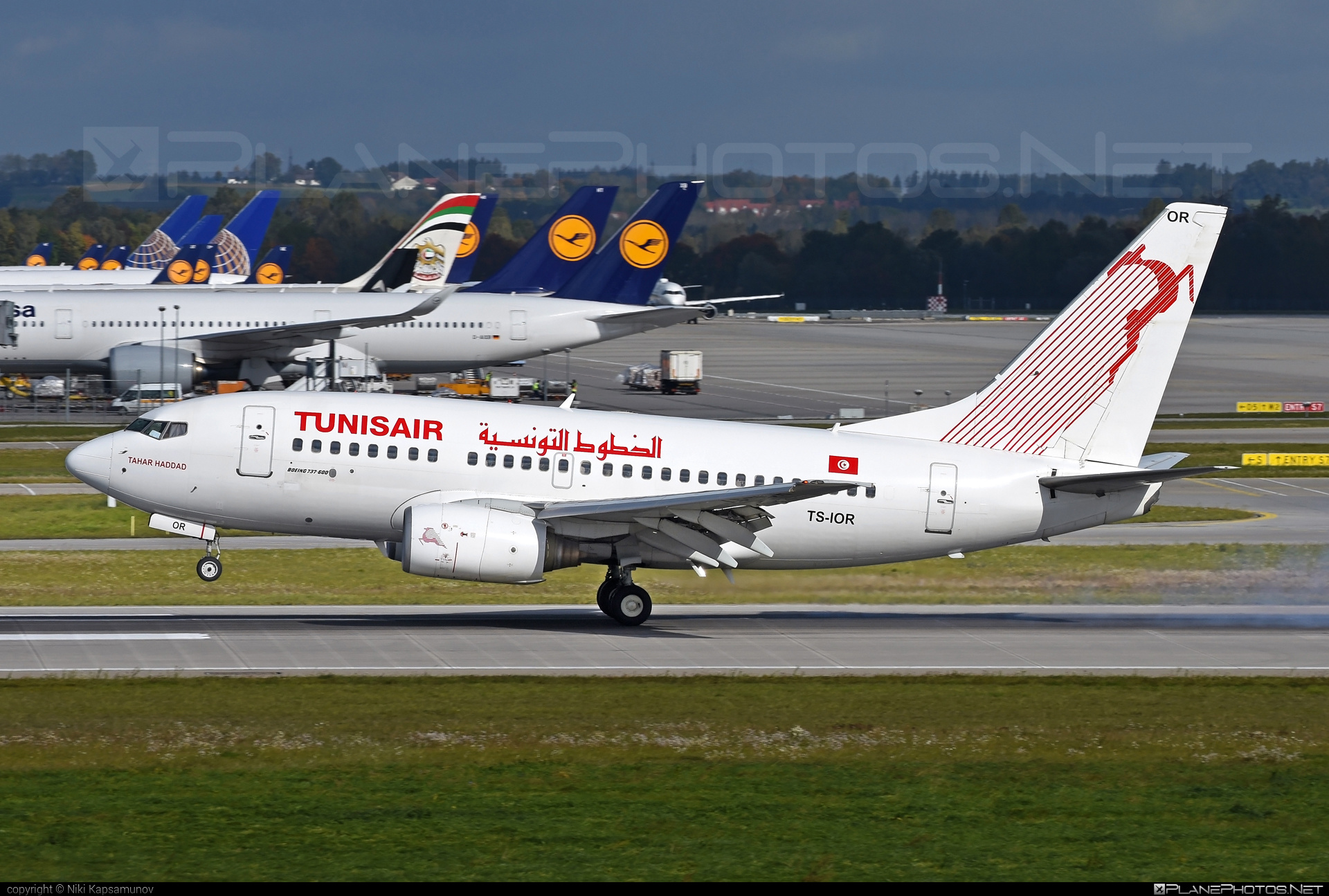 Boeing 737-600 - TS-IOR operated by Tunisair #b737 #b737nextgen #b737ng #boeing #boeing737 #tunisair
