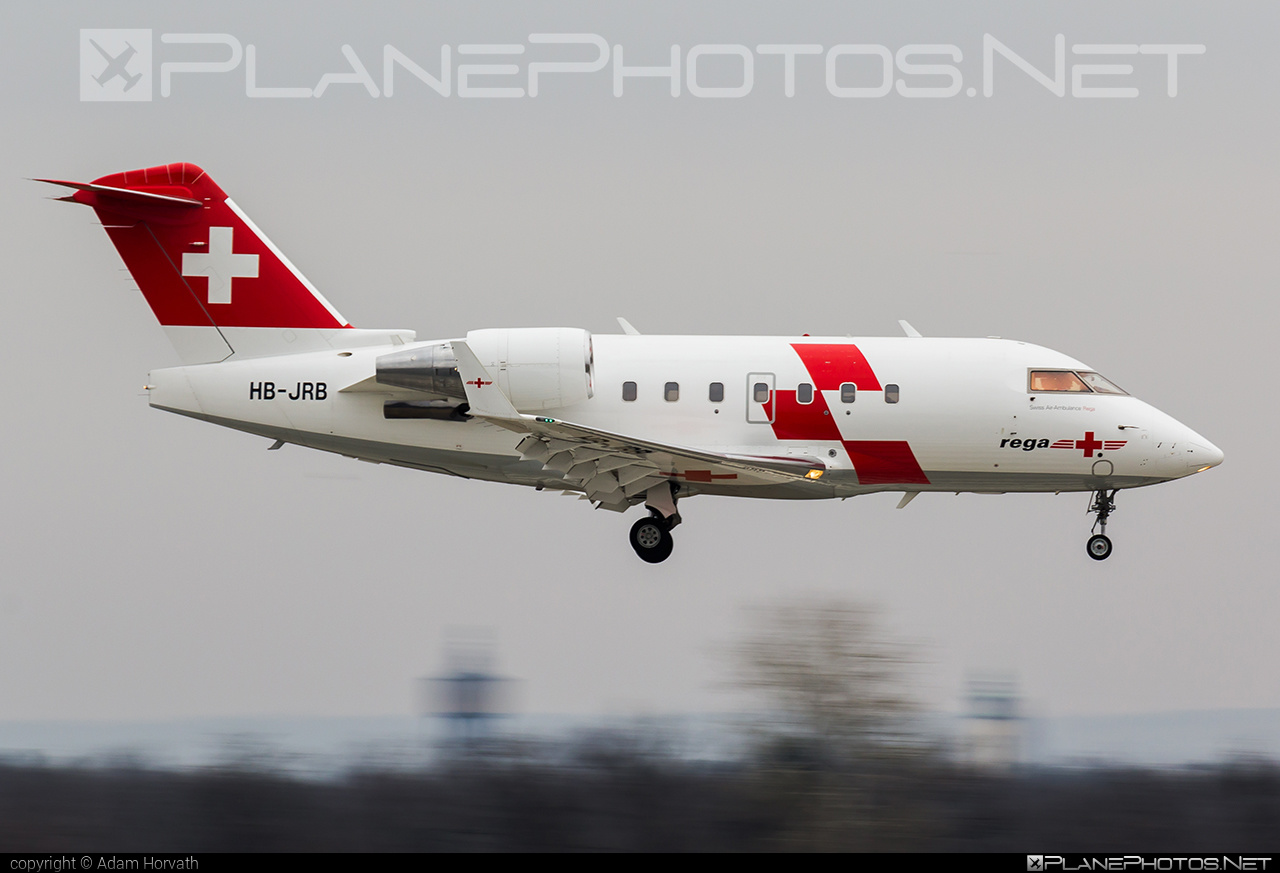 Bombardier Challenger 604 (CL-600-2B16) - HB-JRB operated by Swiss Air-Ambulance #bombardier #challenger604 #cl6002b16