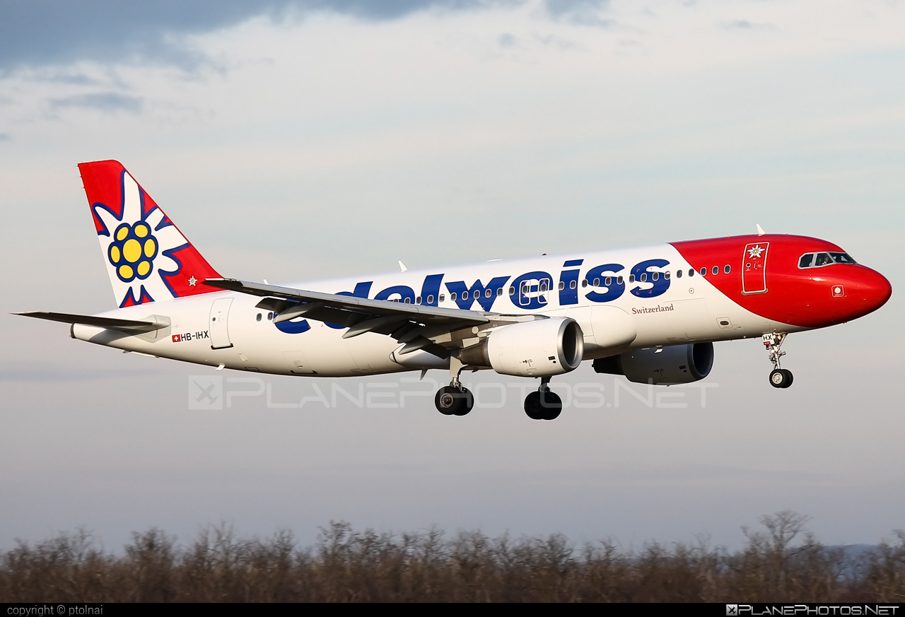 Airbus A320-214 - HB-IHX operated by Edelweiss Air #EdelweissAir #a320 #a320family #airbus #airbus320