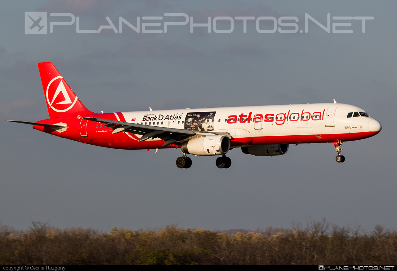 Airbus A321-131 - TC-ETN operated by Atlasglobal #a320family #a321 #airbus #airbus321