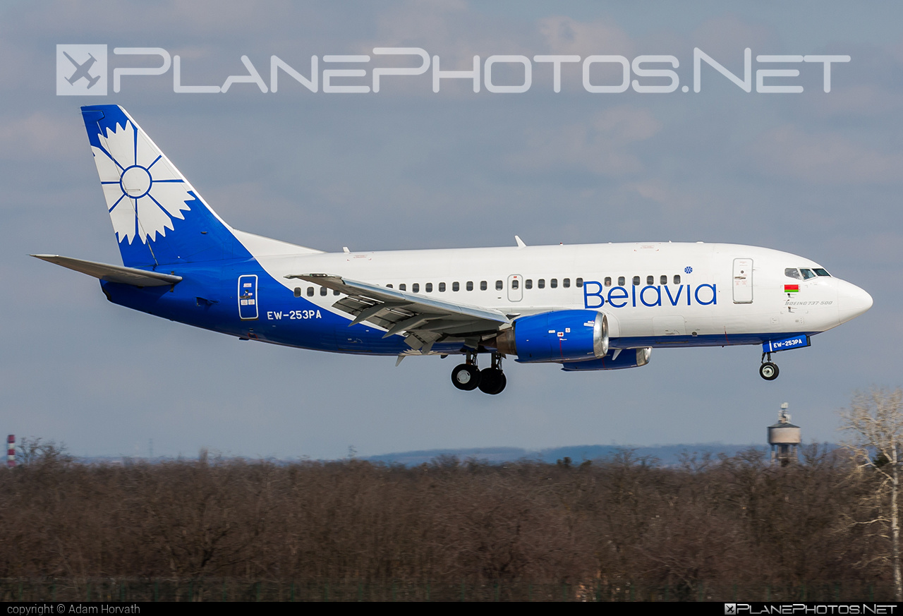 Boeing 737-500 - EW-253PA operated by Belavia Belarusian Airlines #b737 #belavia #boeing #boeing737