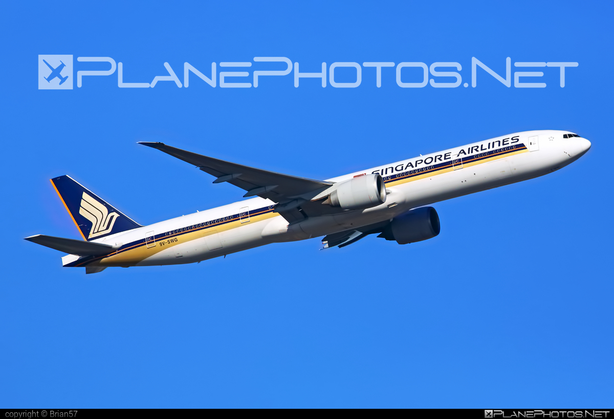 Boeing 777-300ER - 9V-SWG operated by Singapore Airlines #b777 #b777er #boeing #boeing777 #singaporeairlines #tripleseven