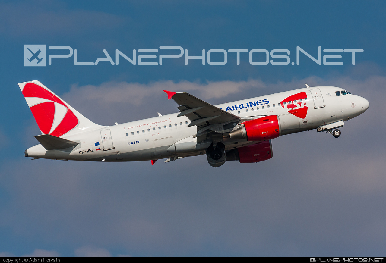 Airbus A319-112 - OK-MEL operated by CSA Czech Airlines #a319 #a320family #airbus #airbus319 #csa #czechairlines