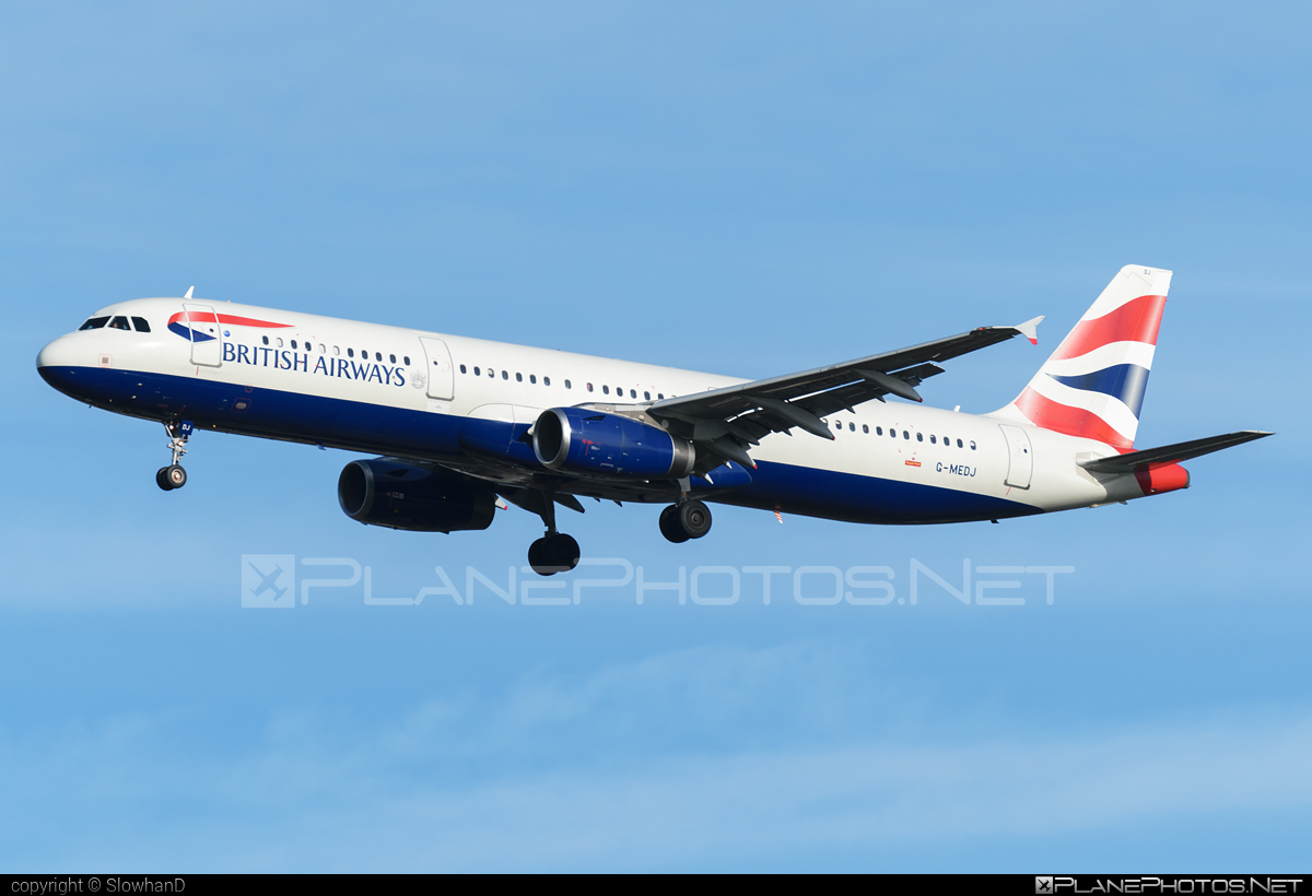 Airbus A321-231 - G-MEDJ operated by British Airways #a320family #a321 #airbus #airbus321 #britishairways