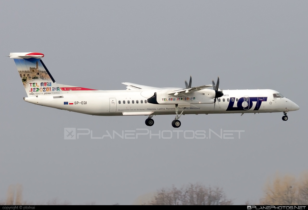 Bombardier DHC-8-Q402 Dash 8 - SP-EQI operated by LOT Polish Airlines #bombardier #dash8 #dhc8 #dhc8q402 #lot #lotpolishairlines