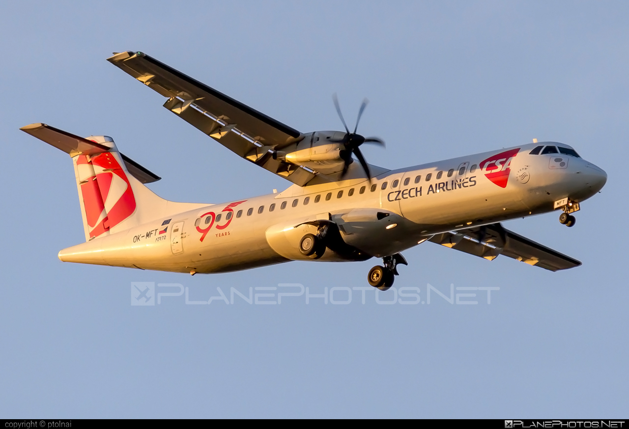 ATR 72-212A - OK-MFT operated by CSA Czech Airlines #atr #atr72 #atr72212a #atr72500 #csa #czechairlines