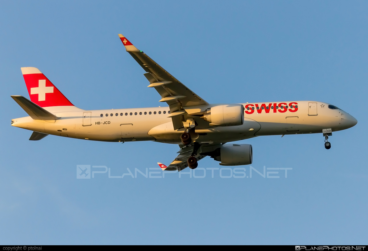 Bombardier BD-500-1A11 C Series CS300 - HB-JCD operated by Swiss International Air Lines #bombardier #cs300 #cseries #cseries300 #swiss #swissairlines