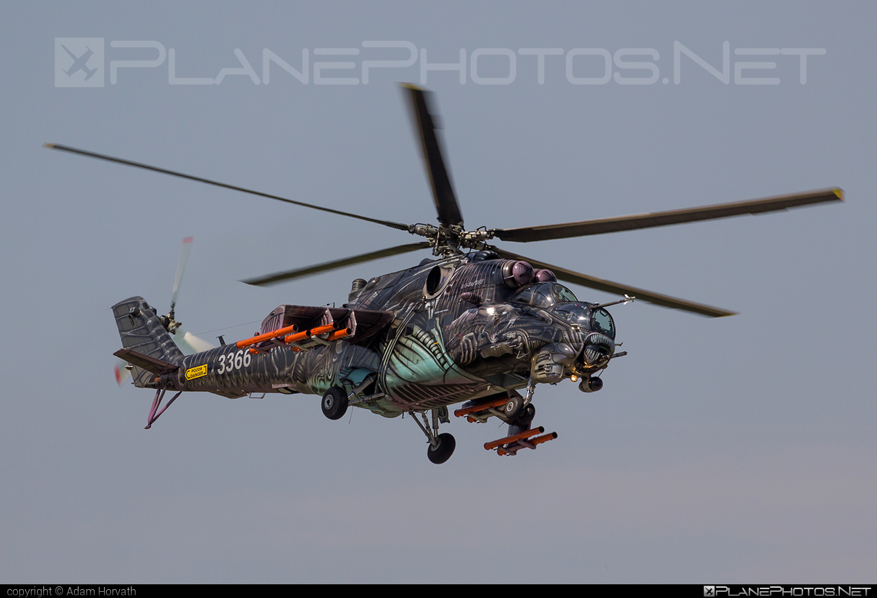 3366 - Mil Mi-35 operated by Vzdušné síly AČR (Czech Air Force) taken ...