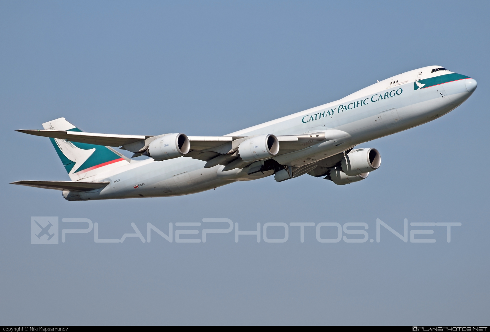Boeing 747-8F - B-LJB operated by Cathay Pacific Cargo #b747 #b747f #b747freighter #boeing #boeing747 #cathaypacific #cathaypacificcargo #jumbo