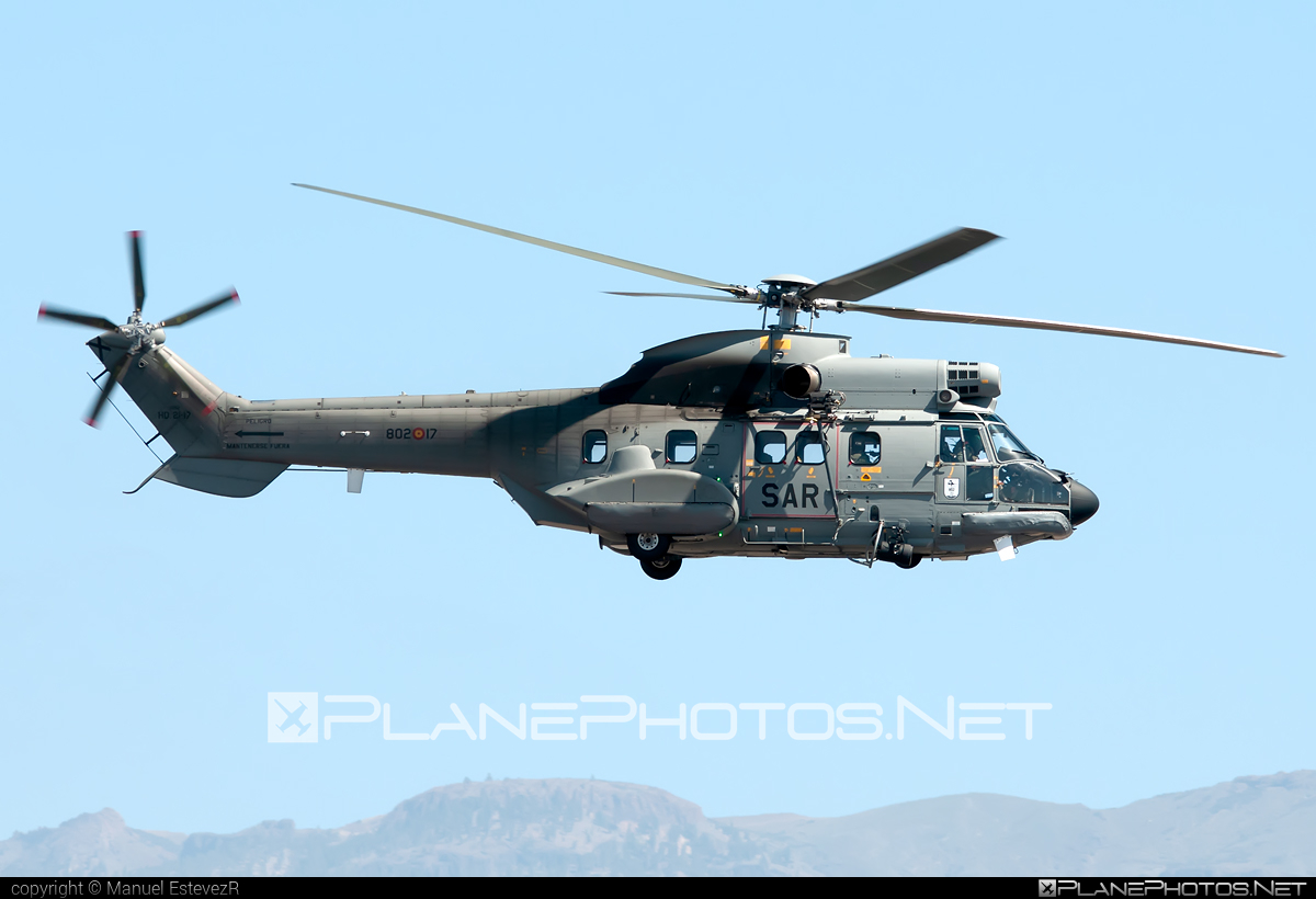 Airbus Helicopters H215 Super Puma - HD.21-17 operated by Ejército del Aire (Spanish Air Force) #airbushelicopters #as332 #ejercitoDelAire #h215 #spanishAirForce #superpuma