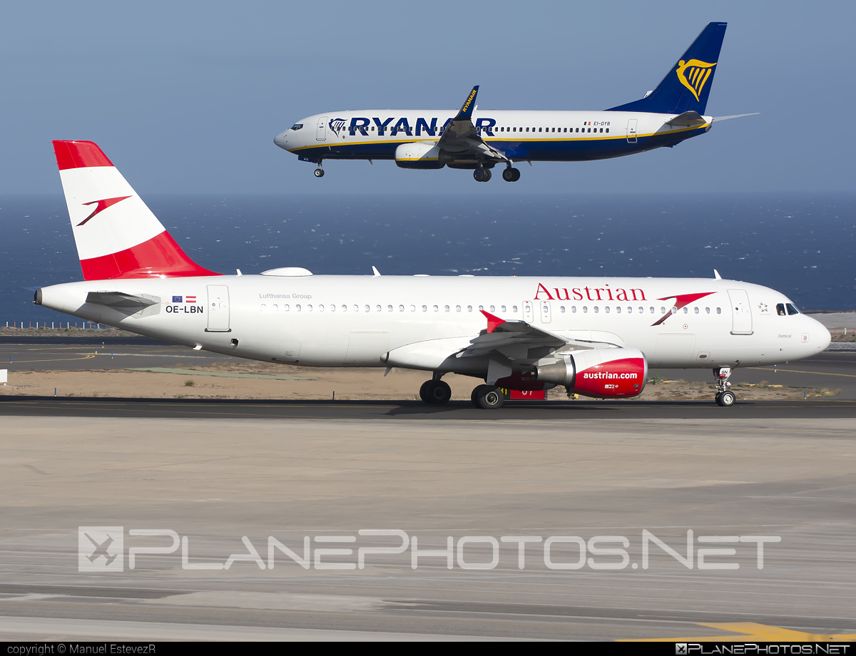 Airbus A320-214 - OE-LBN operated by Austrian Airlines #a320 #a320family #airbus #airbus320 #austrian #austrianAirlines