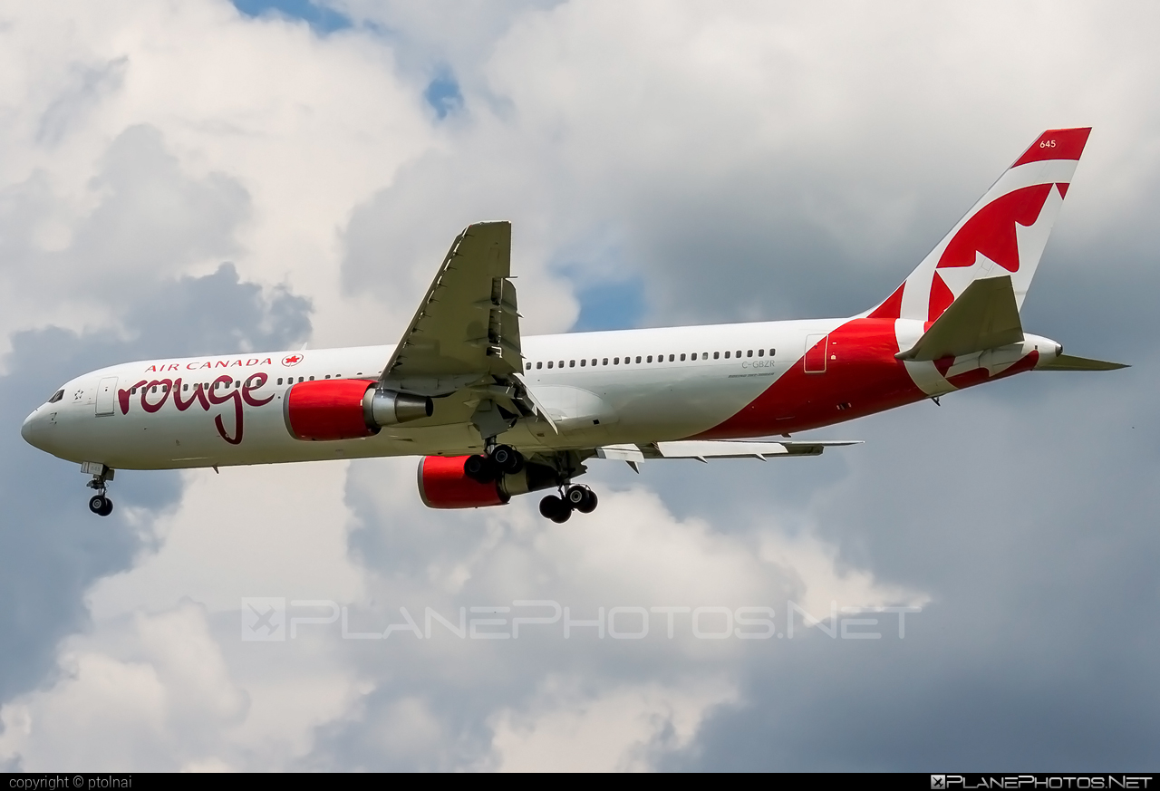 Boeing 767-300ER - C-GBZR operated by Air Canada Rouge #airCanada #airCanadaRouge #b767 #b767er #boeing #boeing767